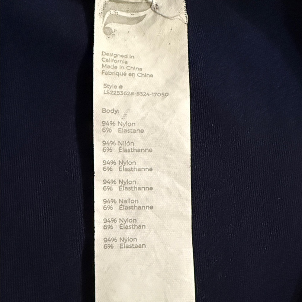 Fabletics Navy top - Picture 3 of 9